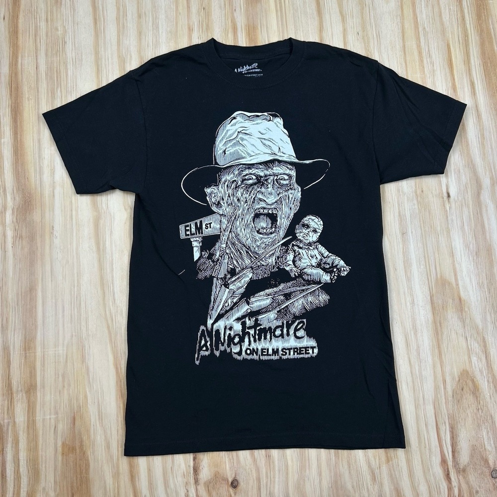 A Nightmare On Elm‎ Street Freddy Krueger T Shirt Mens S Short Sleeve